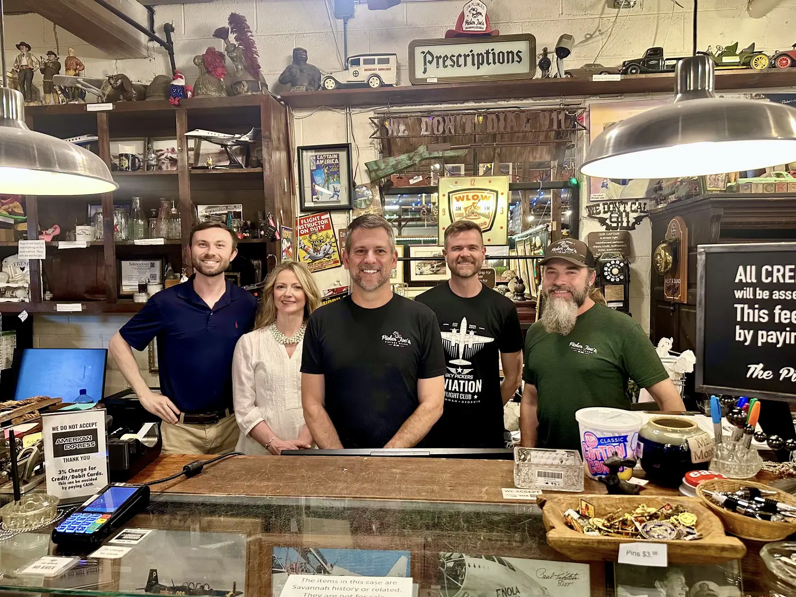 The Picker Joe's team at the front counter